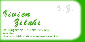 vivien zilahi business card